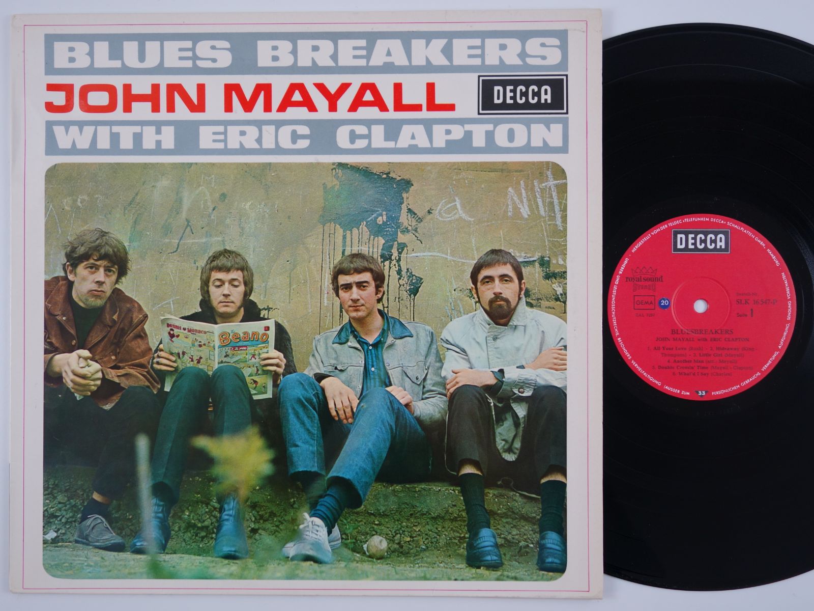 JOHN MAYALL Beano Album RARE Germany 1st press LP BLUES BREAKERS & ERIC ...